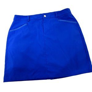 Ralph Lauren Polo Golf Sapphire Blue Skirt Skort Sz 10